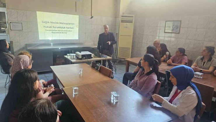 Atatürk Devlet Hastanesi’nde sağlık çalışanlarına hukuki eğitim