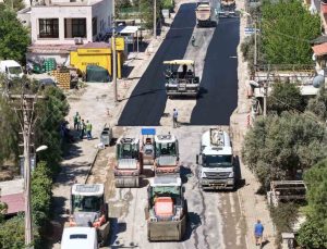 Aydın Büyükşehir Akbük yolunu yeniliyor