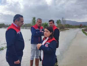 Aydın’da sular altında kalan arazilerde kesin zarar tespiti yapıldı