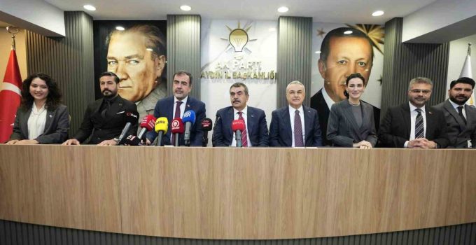 Bakan Tekin: “Sizin hayal edemediklerinizi biz gerçekleştiriyoruz”