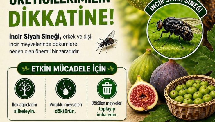 Buharkent’te incir üreticilerine siyah sinek uyarısı