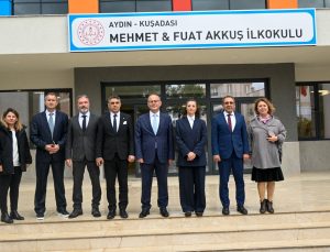 Hayırsever katkısıyla yapılan okulda son durum değerlendirildi