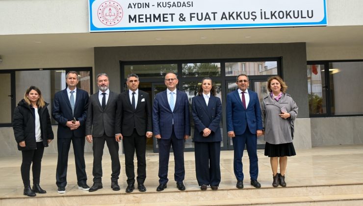Hayırsever katkısıyla yapılan okulda son durum değerlendirildi