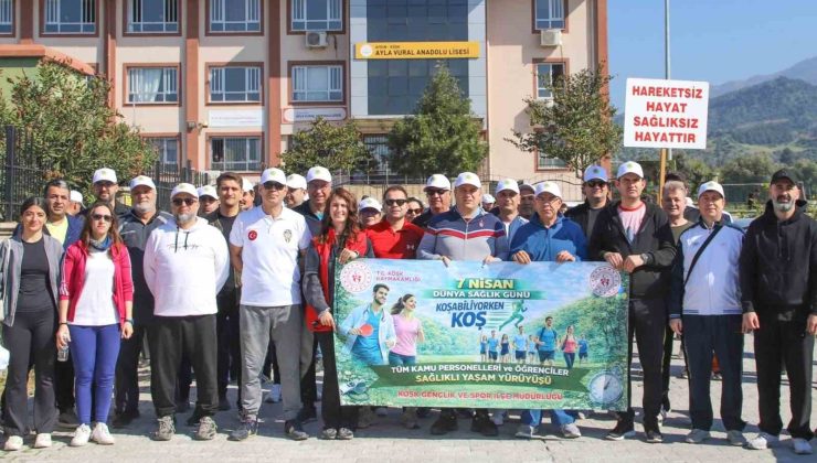 Köşk’te ’Sağlıklı Yaşam Yürüyüşü’ etkinliği yapıldı