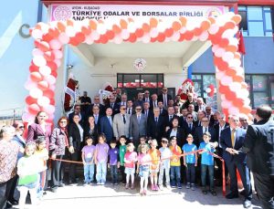 Kuşadası’nda TOBB Anaokulu açıldı