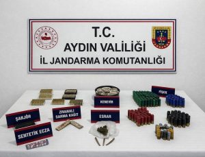 Saklanan uyuşturucuları narkotik köpeği buldu
