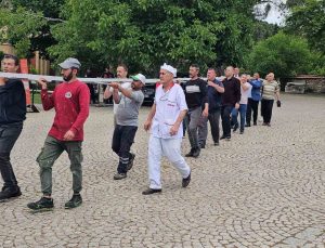 Afrodisias’ta “Türk Mutfağı Haftası”na 14 metrelik pide damga vurdu