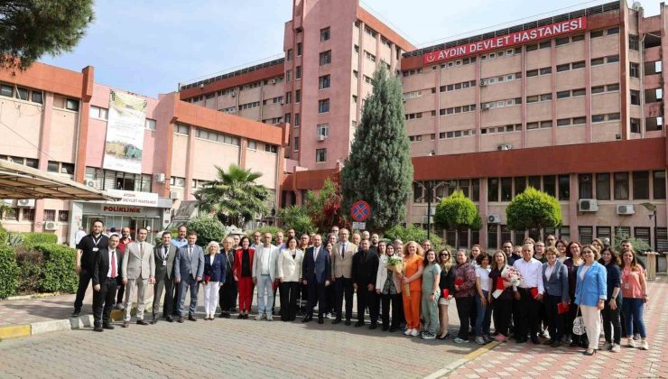 Aydın Devlet Hastanesi’ne veda programı düzenlendi