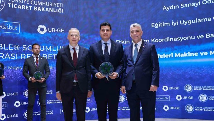 Aydın Sanayi Odası’nda Ticaret Bakanlığı’ndan ‘UR-GE İyi Uygulama’ ödülü