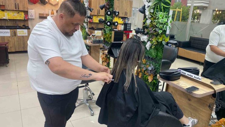 Aydın’da berber ve kuaförlerde bayram yoğunluğu başladı