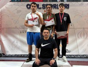 Aydınlı sporcular, şampiyonadan 3 madalya ile döndü