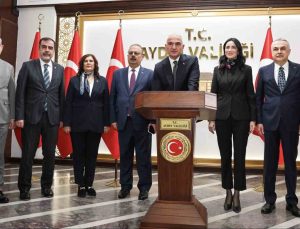 Bakan Ersoy’un ikinci durağı Aydın Valiliği oldu
