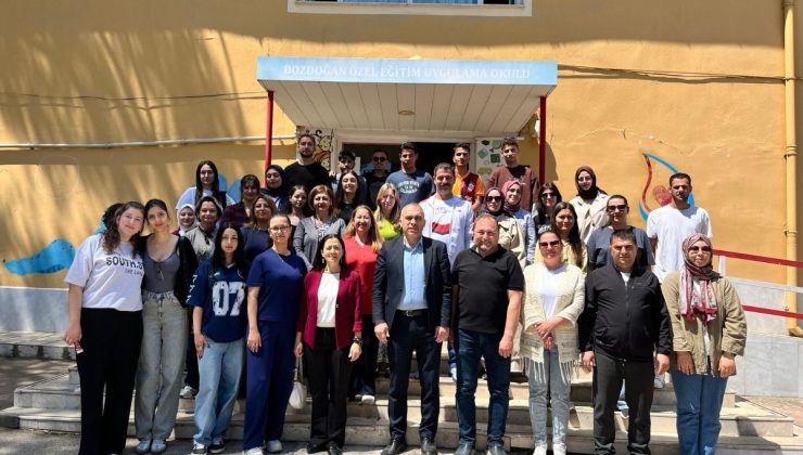 Bozdoğan MYO öğrencileri özel eğitim öğrencileriyle bir araya geldi