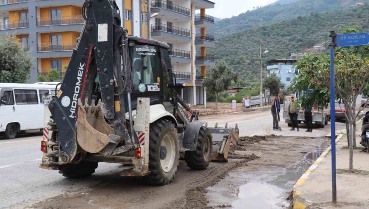 Bozdoğan’da yağışın izleri siliniyor