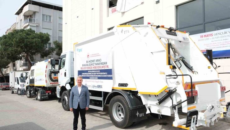 Buharkent Belediyesi’nin temizlik filosu güçlendi
