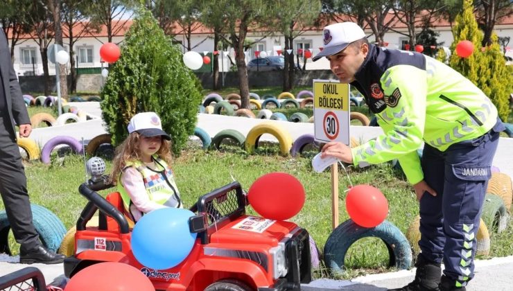 Çine’de miniklere trafik bilinci aşılandı