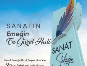 Didim Sanat Sokağı için başvurular başlıyor