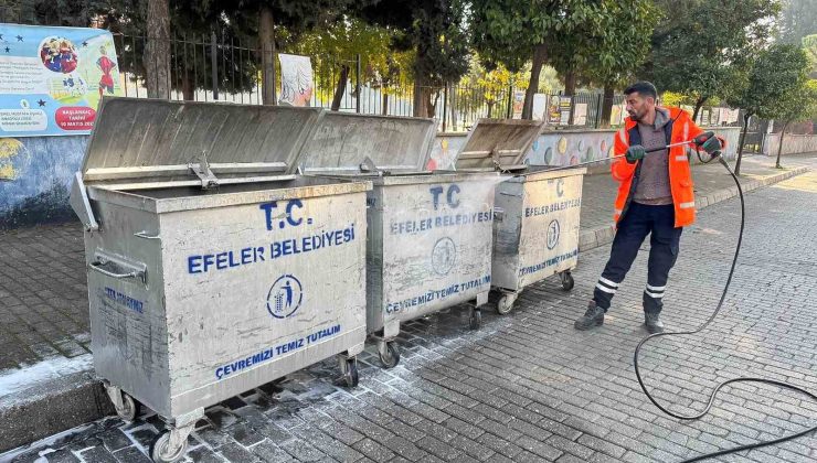 Efeler Belediyesi’nden bayram temizliği
