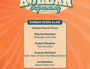 Efeler’de kurban kesim noktaları belirlendi