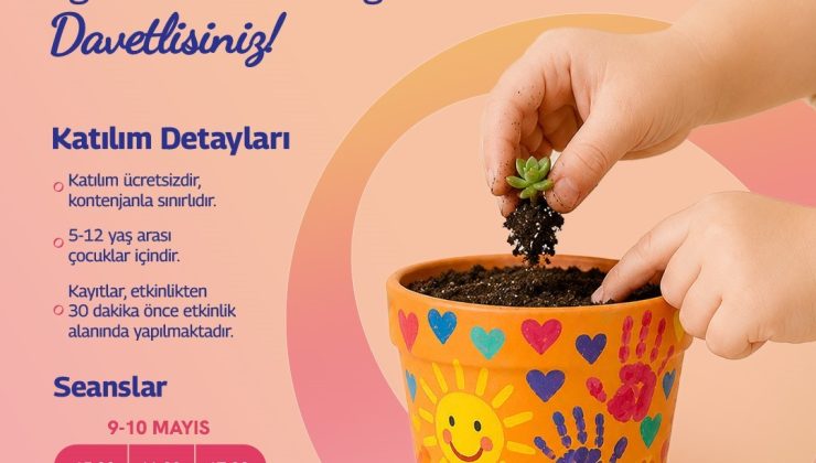 Forum Aydın’da Anneler Günü çiçeklerle kutlanacak