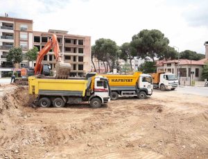 İncirliova’nın Yeni Meydan Projesi’nde ilk kazma vuruldu