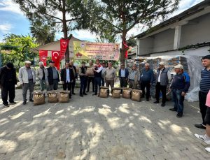 Koçarlı’da 3 bin kilo ayçiçeği tohumu üreticilere dağıtıldı