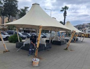 Kuşadası’nda bakım ve onarım çalışmaları hız kesmiyor