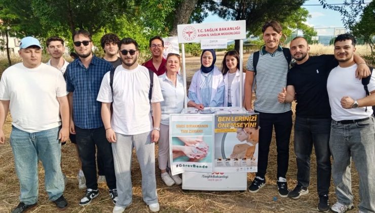 Nazilli’de cilt kanseri ve sigaranın zararlarına dikkat çekildi