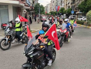 Nazilli’de iki tekerli kutlama