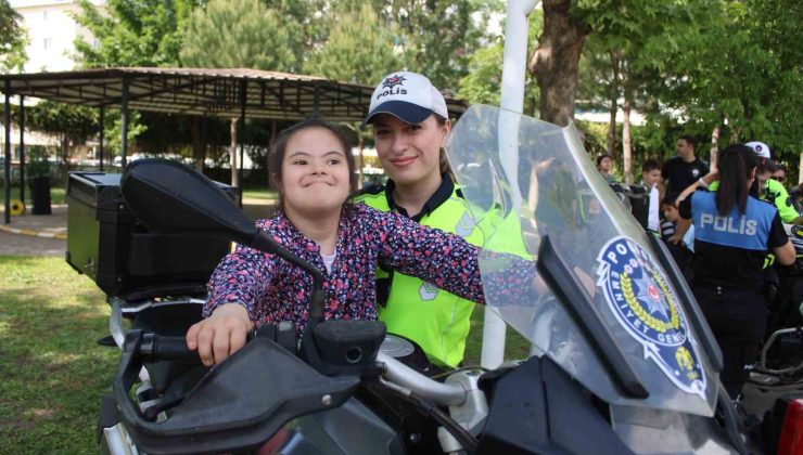 Polislerden özel çocuklara unutulmaz gün