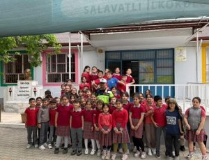 Salavatlı İlkokulu öğrencilerine trafik eğitimi verildi