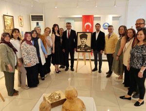 Söke’de ahşap yakma sanatının örnekleri sanatseverlerle buluştu
