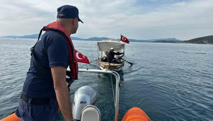 Sürüklenen teknedeki 3 kişi kurtarıldı