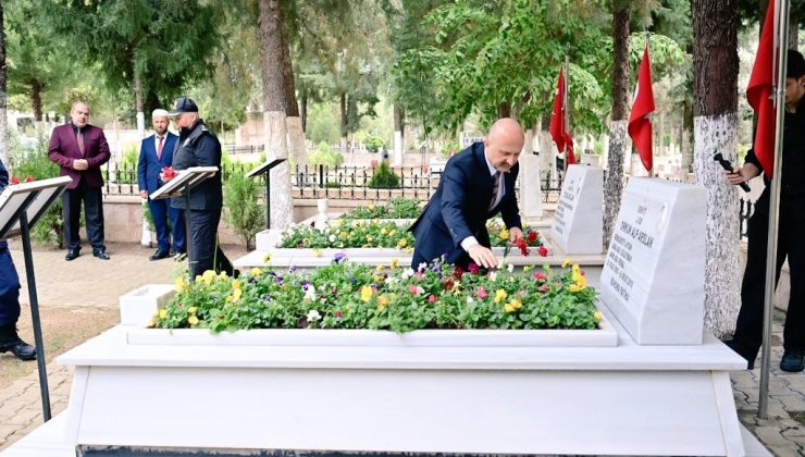 Vali Varol, şehitleri unutmadı