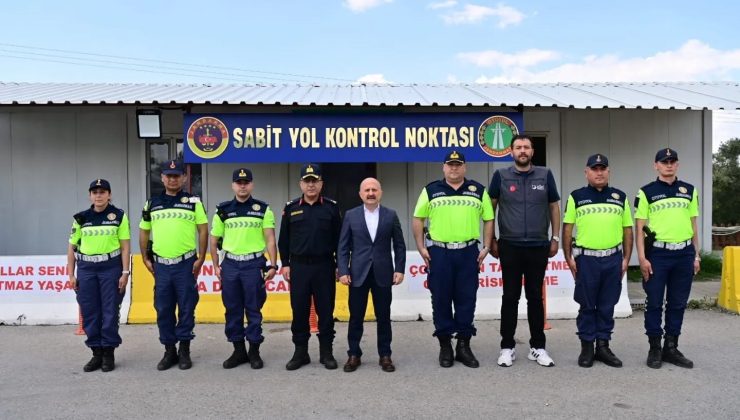 Vali Varol’dan bayram öncesi otoyol denetimi