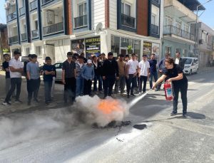 Yenipazar MESEM’de yangın ve acil durum tatbikatı yapıldı