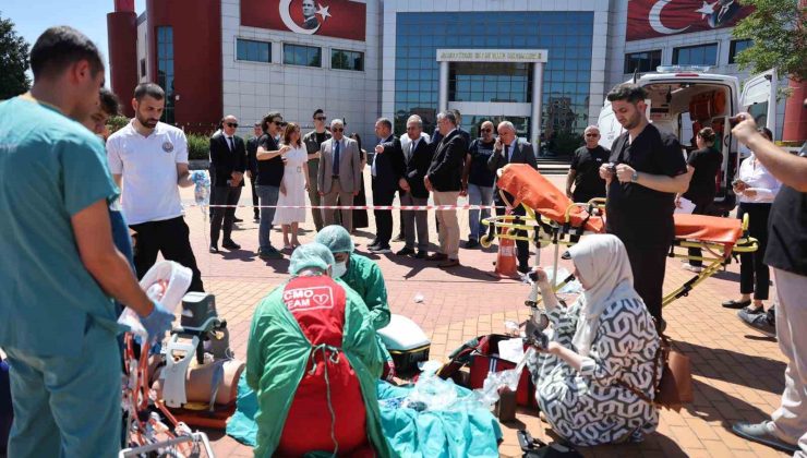 ADÜ’de tatbikat başarıyla yapıldı