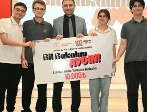 Aydın Fen Lisesi il birincisi oldu