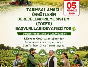 Aydın Tarım İl Müdürlüğü’nden TODES başvurusu uyarısı