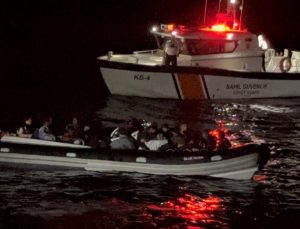 Aydın’da 32 düzensiz göçmen kurtarıldı