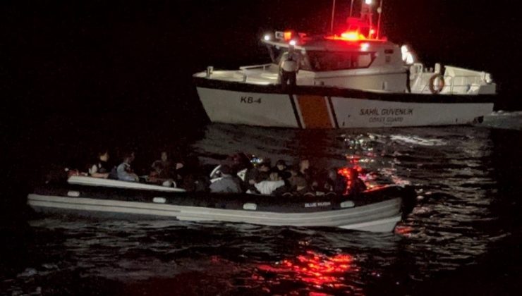 Aydın’da 32 düzensiz göçmen kurtarıldı