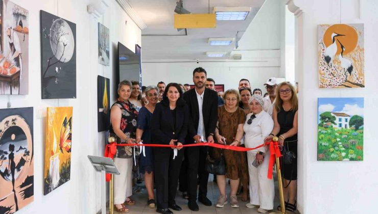 Aydın’da her yaştan sanatseverin eserleri görücüye çıktı