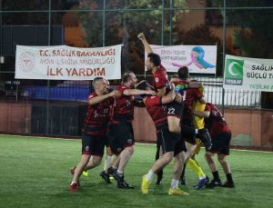 Aydın’da sağlık çalışanlarının futbol heyecanı sona erdi