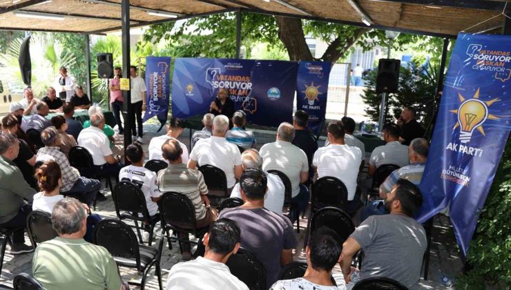 Başkan Arıkan, vatandaşların sorularını yanıtladı