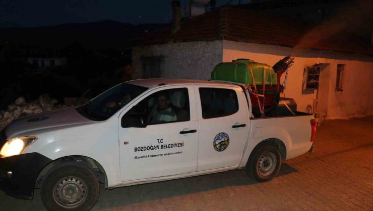 Bozdoğan’da sivrisinekle mücadele başladı