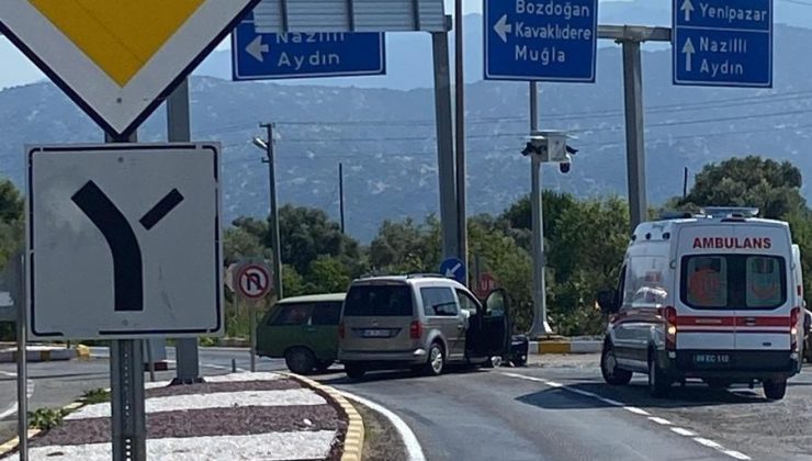 Bozdoğan’da trafik kazası: 1 yaralı