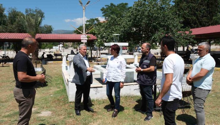 Buharkent’te Gençlik Parkı yenileniyor