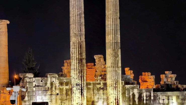 Didim Apollon Tapınağı, gece de ziyaret edilebilecek