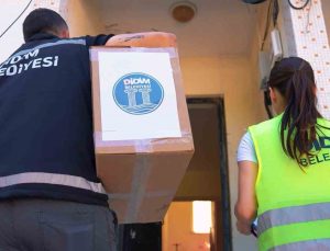 Didim Belediyesi ihtiyaç sahibi hanelere yönelik destek çalışmalarını sürdürüyor