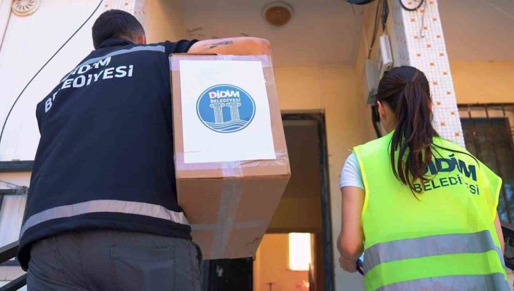 Didim Belediyesi ihtiyaç sahibi hanelere yönelik destek çalışmalarını sürdürüyor